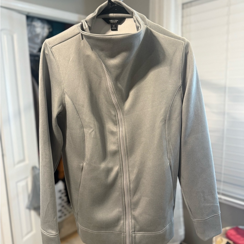 Simply Vera Vera Wang Women's Gray Blazer